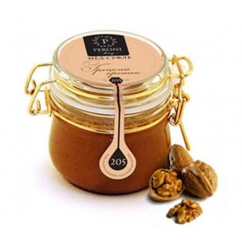 Мед-суфле "Грецкий орешек", 250 г, Peroni Honey