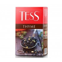 Чай черный Thyme с чабрецом и цедрой лимона, 100 г, Tess