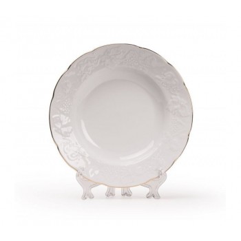 Глубокая тарелка Filet Or, 22 см, фарфор, коллекция Vendange, La Maree