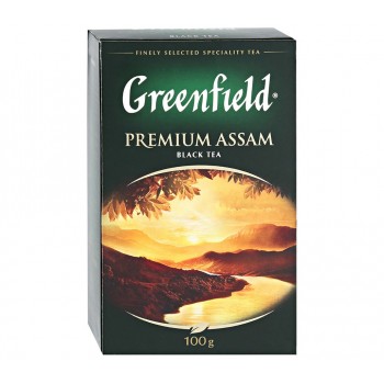 Чай черный листовой Premium Assam, 100 г, Greenfield