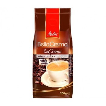 Кофе в зернах жареный BellaCrema La Crema, 200 г, Melitta