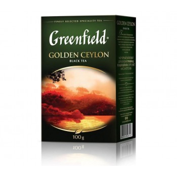 Чай черный Golden Ceylon, 100 г, Greenfield