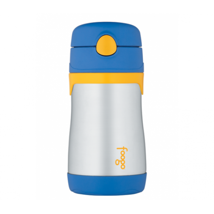 Бутылочка-непроливайка с вакуумной изоляцией Foogo 0,29л, голубая,Thermos