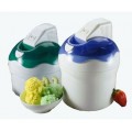 Мороженица автоматическая GELATO HARLEQUIN 1.1 GREEN, бело-зеленая, ABS-пластик, серия DOMO, Nemox