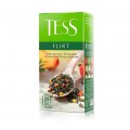Чай зеленый Flirt с клубникой, 25 пакетиков, Tess