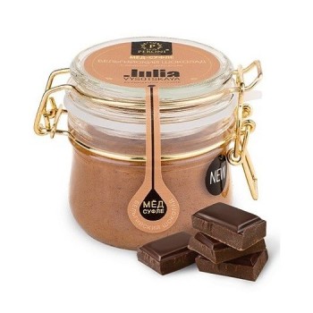 Мед-суфле "Бельгийский шоколад с фундуком", 250 г, Peroni Honey