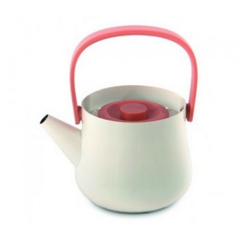 Заварочный чайник с ситечком, 1 л, белый, BergHOFF