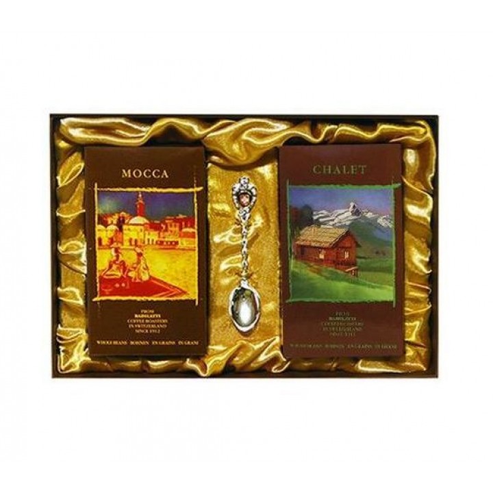Подарочный набор кофе Шале (зерно) + Мокка (зерно), 2 х 250 г, Badilatti