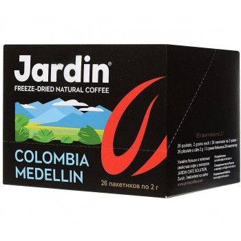 Кофе растворимый в пакетиках Colombia Medellin, 26 шт., Jardin