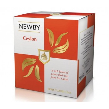 Чай черный Цейлон, картонная упаковка 100 г, Newby