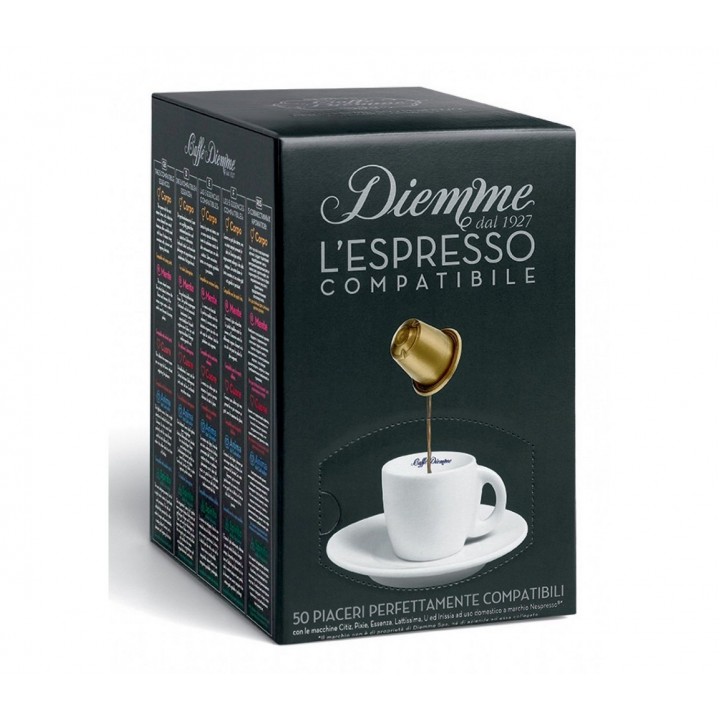 Кофе в капсулах L`espresso Spirito del Salvador, 50 капсул (для Nespresso), Diemme