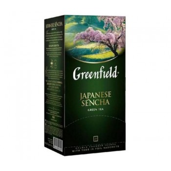 Чай зеленый Japanese Sencha, 25 пакетиков, Greenfield