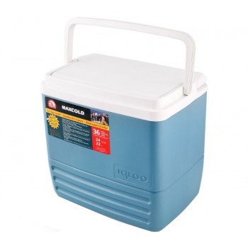 Изотермический пластиковый контейнер MaxCold 36, 22 л, синий, Igloo
