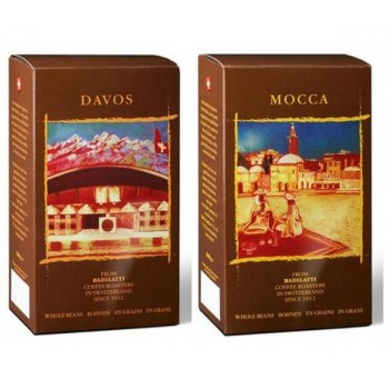 Подарочный набор кофе Давос (зерно) + Мокка (зерно), 2 х 250 г, Badilatti