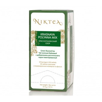 Чай зеленый Krasnaya Polyana Mix (Краснополянский Сбор), 25 пак., Niktea