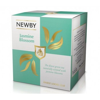 Чай зеленый Цветок жасмина, картонная упаковка 100 г, Newby