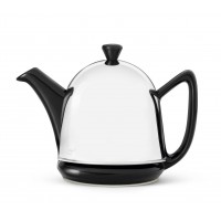 Заварочный чайник Manto, 0.6 л, черный, керамика/нержавеющая сталь, Bredemeijer