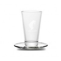 Стакан «Кофе наоборот» с блюдцем, прозрачный, стекло, Julius Meinl