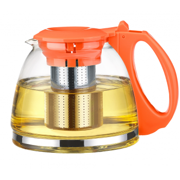 Чайник заварочный с фильтром "Годжи", 1.1 л, оранжевый, TimA