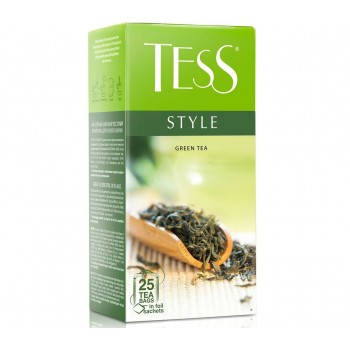 Чай зеленый Style, 25 пакетиков, Tess