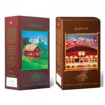 Подарочный набор кофе Давос (зерно) + Шале (зерно), 2 х 250 г, Badilatti