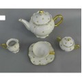 Сервиз чайный, 15 предметов на 6 персон, юбилейный - золото, Rudolf Kampf