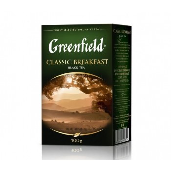 Чай черный листовой Classic Breakfast, 100 г, Greenfield