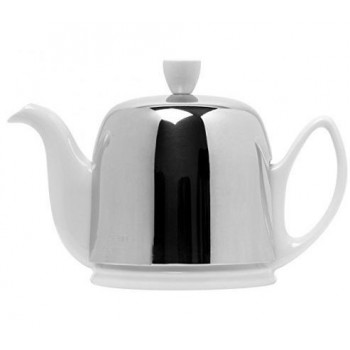 Чайник на 4 чашки, белый, фарфор, серия SALAM, Guy Degrenne
