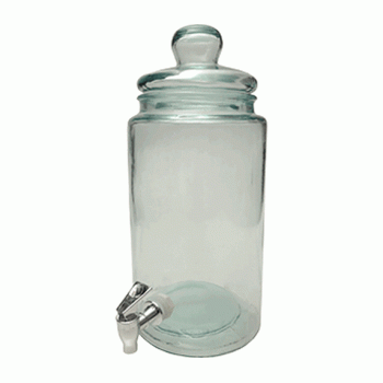 Лимонадник (диспенсер для напитков), 6 л, h40 см, прозрачный, стекло, San Miguel