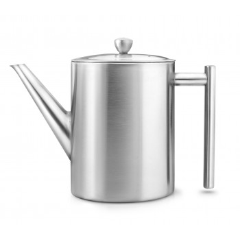 Заварочный чайник Minuet Cylindre, 1.2 л, серебро, матовый, нержавеющая сталь, Bredemeijer