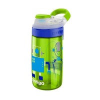 Детская бутылочка для воды Gizmo Sip, 420 мл, зеленая, пластик, Contigo