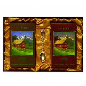 Подарочный набор кофе Шале (зерно) + Шале (молотый), 2 х 250 г, Badilatti