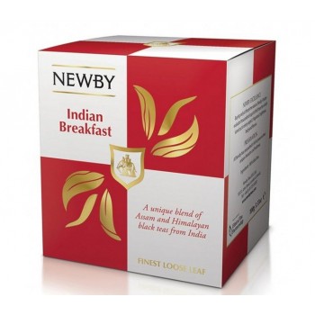 Чай черный Индийский завтрак, картонная упаковка 100 г, Newby
