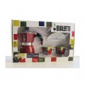 Подарочный набор: DAMA GLAMOUR бордо 3п. + 2 кофейные пары ART, Bialetti