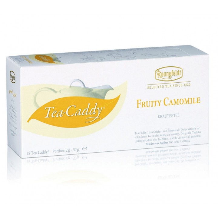 Чай травяной Tea-Caddy Фруктовая ромашка, 20 шт. х 3.9 г, Ronnefeldt