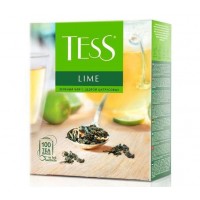 Чай Lime Citrus peels зеленый с лаймом, 100 пакетиков, Tess