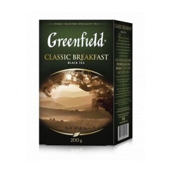 Чай черный листовой Classic Breakfast, 200 г, Greenfield