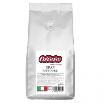 Кофе Caffe Carraro Espresso Gran Arabica зерно, 1кг