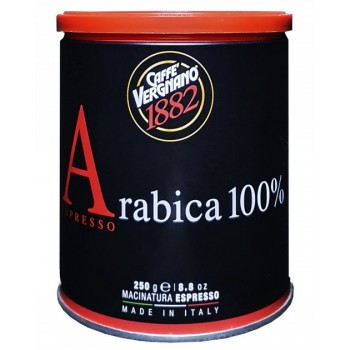 Кофе молотый 100% Arabica Espresso, банка 250 г, Vergnano