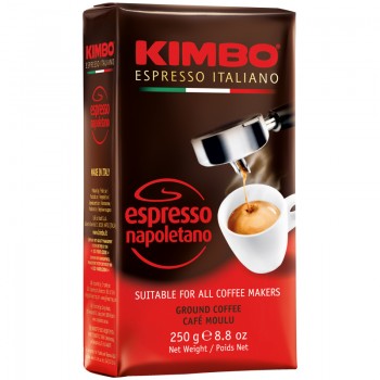 Кофе молотый Espresso Napoletano, пакет 250 г (развакуум), Kimbo