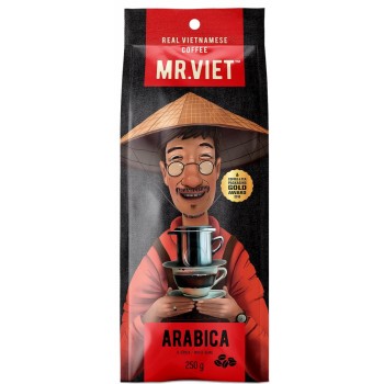 Кофе в зернах Arabica, пакет 250 г, Mr Viet