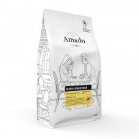 Кофе в зернах ароматизированный Французская ваниль, 500 г, Amado