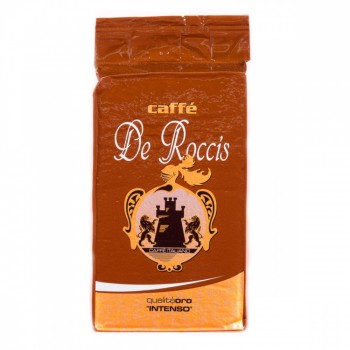 Кофе молотый ORO Intenso, пакет 250 г, De Roccis