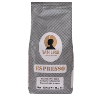 Кофе зерновой Espresso, пакет 200 г, VKUS