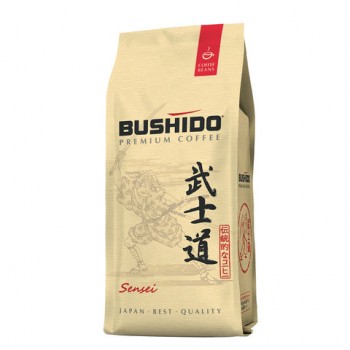Кофе в зернах Sensei, пакет 227 г, Bushido