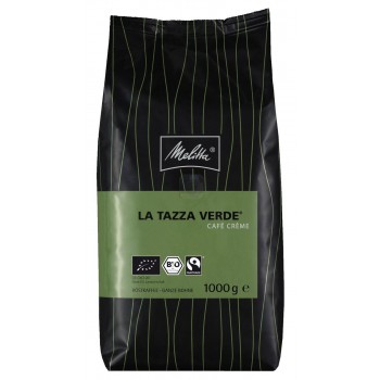 Кофе в зернах La Tazza Verde Cafe Creme, пакет 1 кг, Melitta
