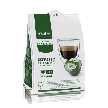 Кофе в капсулах DG Espresso Cremoso, 16 шт по 7 г, Gimoka
