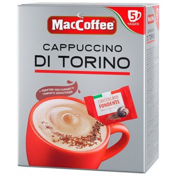 Кофе растворимый в пакетиках 3 в 1 Капучино, 10 шт по 12.5 г, MacCoffee