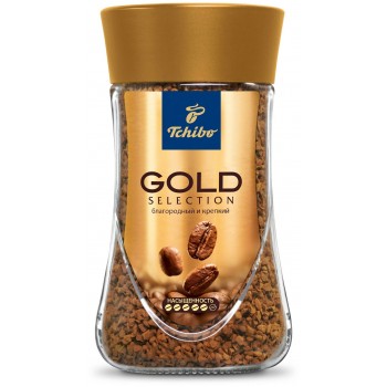 Кофе растворимый Gold Selection банка 95 г, Tchibo