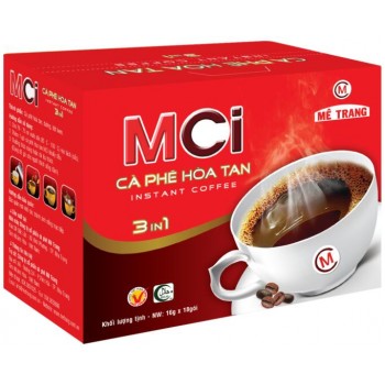 Кофе растворимый MCi 3-в-1 в пакетиках, 18 шт по 16 г, Me Trang